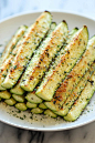 Baked Parmesan Zucchini

Crisp, tender zucchini sticks oven-roasted to perfection. It’s healthy, nutritious and completely addictive!