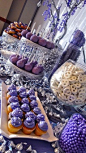 Party Ideas purple theme dessert buffet | Candy Buffet Weddings and Events | Scoop.it