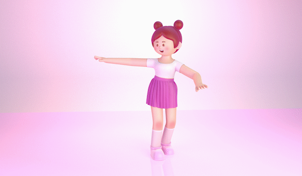 #原创插画转3D# 
#C4D人物#  ...