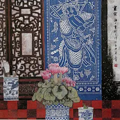 精美的中国画风格插画创意|中国元素网
