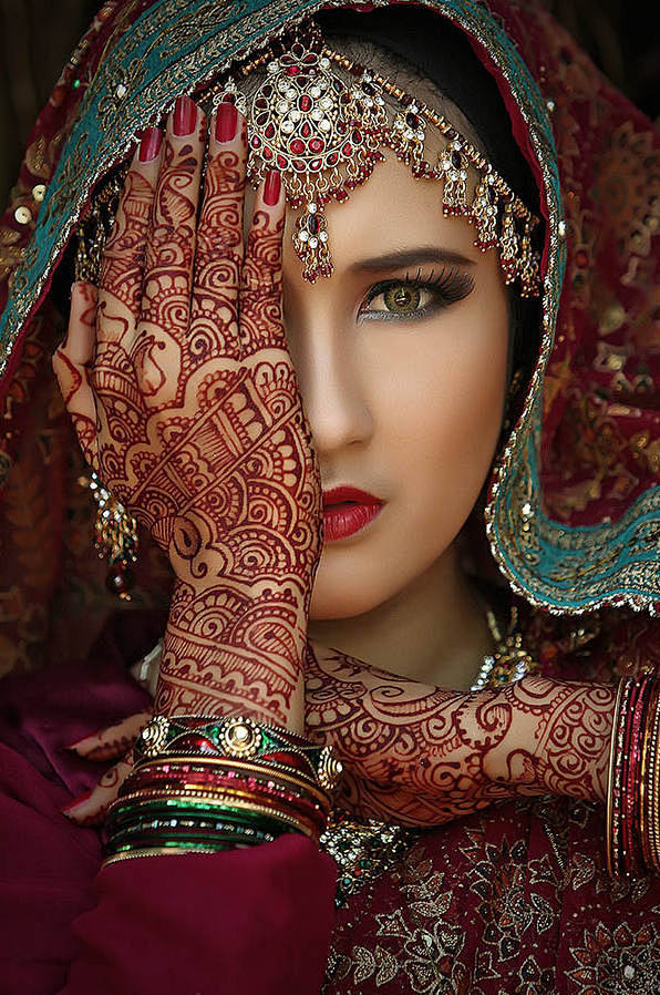 华丽丽的印度服饰  