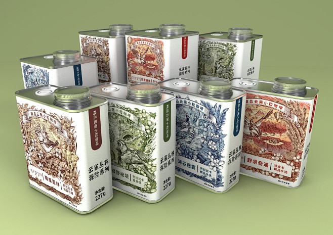 vev 咖啡系列包装设计-古田路9号-品...