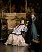 【油画】美国画家威廉·麦格雷戈·帕克斯顿人物油画专辑（William McGregor Paxton1869年-1941年）