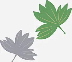 卡通树叶免抠素材_新图网 https://ixintu.com AI 卡通 可爱 叶子 叶片 墨绿 底纹 手绘 树叶 线条 绿色