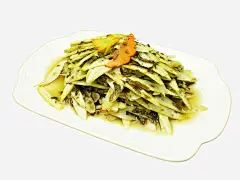 酸菜炒野竹笋免抠素材_新图网 https://ixintu.com 中华美食 传统美食 酸菜野竹笋 餐饮美食