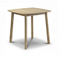 Ascot Natural Wooden Dining Table: 
