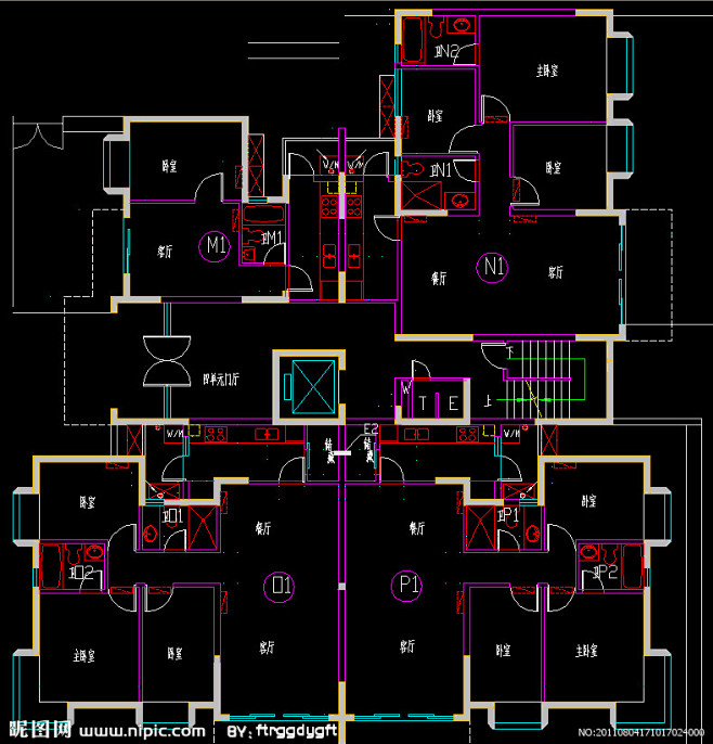 CAD DWG 图纸 平面图 素材 装修...