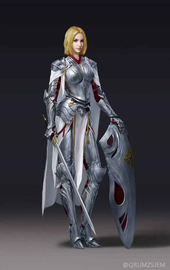 A test by Qrumzsjem.deviantart.com on @deviantART图片_女骑士图片素材-花瓣网