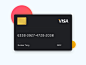 Bank card  ui