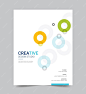 Annual report and business catalog cover design template