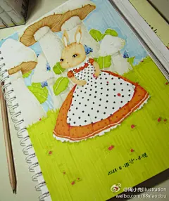 采自Lynn的花瓣画板“插画们”。豆瓣周小兜的相册-烦人的小鬼