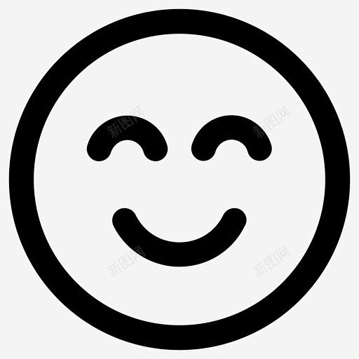 自信高兴满意图标 页面网页 平面电商 创意素材