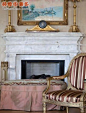 湖畔别墅的优雅美国壁炉混搭起居室别墅Villa