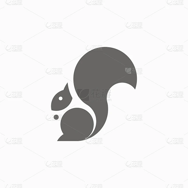 松鼠图标素材-花瓣网