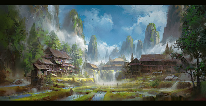 场景原画   图/伊凡的小红花