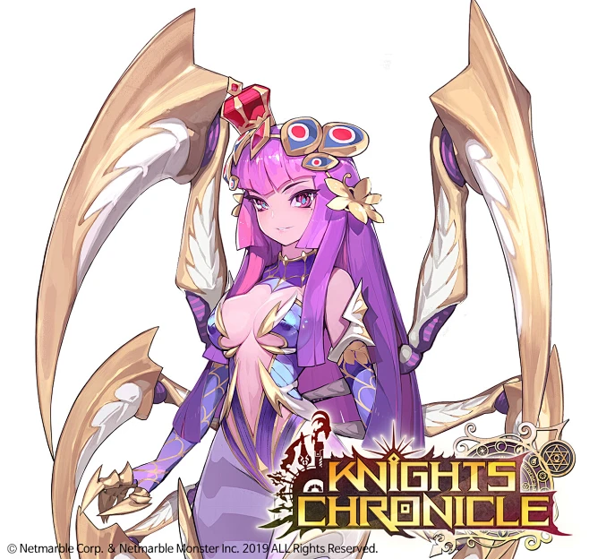 Knights Chronicle - character illust-花瓣网