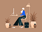 Busy days : View on Dribbble