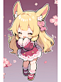 粉色的花瓣宝宝