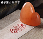 个人姓名字印章定制手工篆刻橘子冻山形印章书法国画盖章定制礼盒-淘宝网