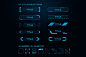 Sci Fi UI Elements : Sci Fi UI Elements Set consists of 124 vector editable elements. You can easy create your unique design using elements and any graphic redactor. What does it consist of: - 8 Aims - 15 Arrows