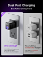 Amazon.com: USB C Wall Charger, 35W+35W [GaN III] LISEN Dual Port USB C Fast Charger PD 3.0/QC 3.0 Pint-Sized Type C Charger Fast Charging for iPhone 14/13/Mini/Pro/Pro Max, iPad Pro/Air, Samsung PPS 25W : Cell Phones & Accessories