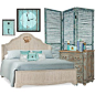 Home: Bedroom / Reclaimed Wood: Painted Light Teal