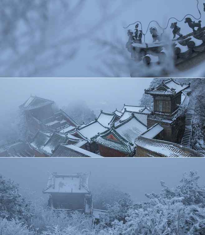 冬天 雪 仙境 白色  唯美图片  手机...
