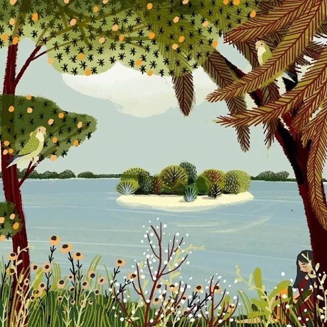 jane newland 插画作品赏_童真 : 插画师janenewland的作品 清新自然