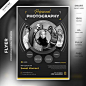 其中包括图片：Photography flyer template | Free Download