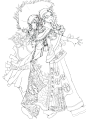 ngc1987  的插画 线稿