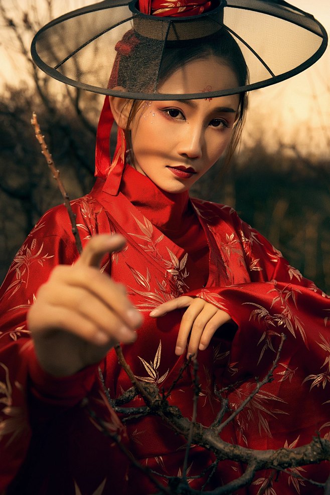 古风修图师孝禹的数码后期作品《古风女侠》