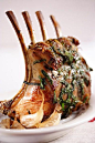 Rack of Lamb with Herbs including a video on how to French them