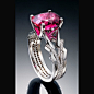 pink tourmaline ring by christopher duquet fine jewelry design@北坤人素材