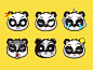 Panda Emoticon2 illustrator ui