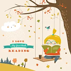 可爱风幼儿园手绘插画设计