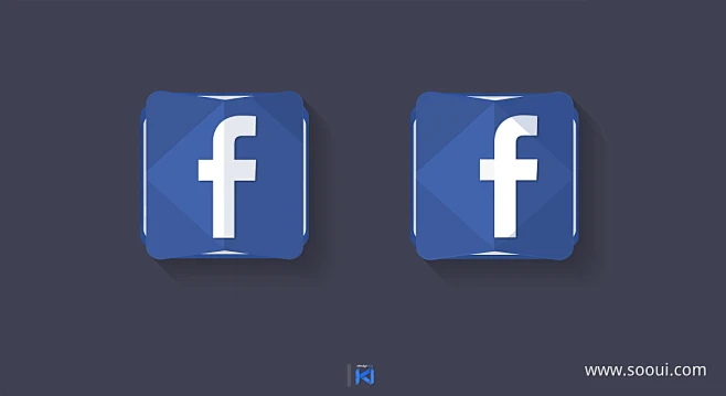 Facebook的图标UI设计作品线性图标首页素材资源模板下载-花瓣网