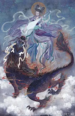 古风神话精怪手绘
-
来自插画师：@不管了_傅鹿 ​​​​