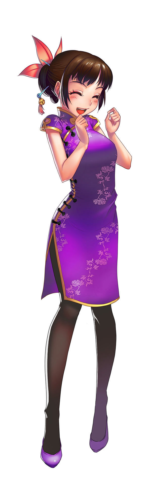 【雀龙门】看板娘：美玲，官方立绘11张，...