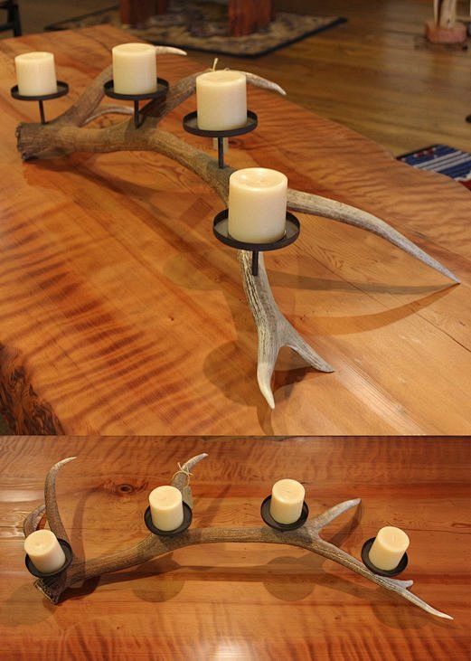 Rustic Elk Antler Ca...