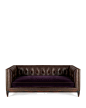 Old Hickory Tannery Mulberry Sofa