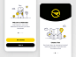 Ridemaker App map ride bike illustration app ui ios mobile
