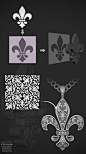 Fleur de Lis Pendant Process