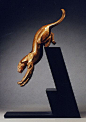 A fabulous bronze sculpture by artist Rosetta. http://www.natureartists.com/rosetta.asp: 