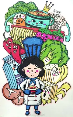 马克笔手绘的照片 - 微相册