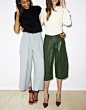 Culottes Become the Silhouette of the Season