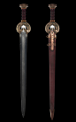 Theoden Sword / Reproduction , Héloïse Berthelier : Reproduction of the sword of Theoden from The Lord of the Rings. 
Done with Substance Painter and Renderman.