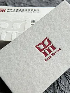 活版印刷letterpress的三色名片 - 小红书