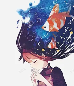 梦幻创意少女 免抠png 设计图片 免费下载 页面网页 平面电商 创意素材