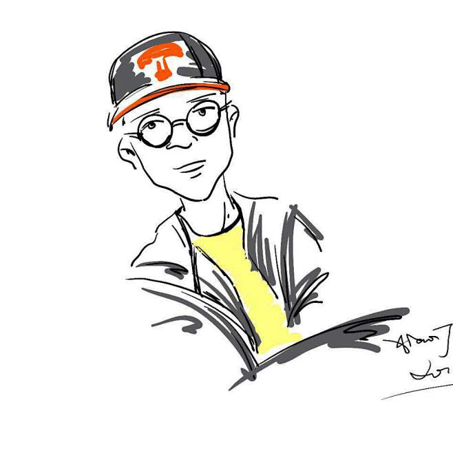 手绘AI/PS人物卡通头像插画