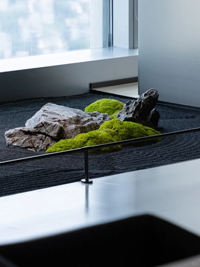 室内微景观案例｜举眼是禅的枯山水意境图片_室内植物图片素材-花瓣网